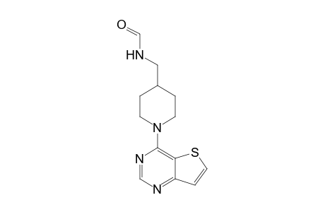 N-((1-(Thieno[3,2-d]pyrimidin-4-yl)piperidin-4-yl)methyl)formamide