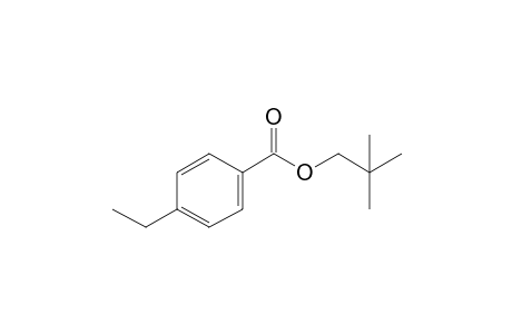 4-Ethylbenzoic acid, 2,2-dimethylpropyl ester