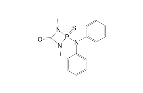 1,3-DIMETHYL-2-DIPHENYLAMINO-2-THIA-1,3-DIAZA-2-LAMBDA-(4)-PHOSPHETIDINE-4-ONE