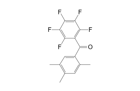 (Pentafluorophenyl)(2,4,5-trimethylphenyl)methanone