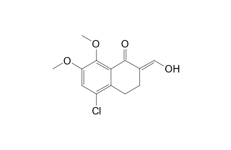 5-Chloro-7,8-dimethoxy-2-(hydroxymethylene)-3,4-dihydronaphthalene-1(2H)-one