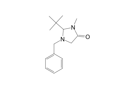 1-Benzyl-2-tert-butyl-3-methyl-4-imidazolidinone