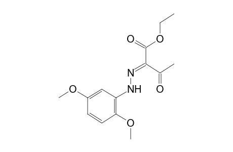 2,3-dioxobutyric acid, ethyl ester, 2-(2,5-dimethoxyphenyl)hydrazone