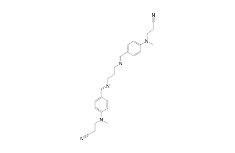 3,3'-{[trimethylenebis(nitrilomethylene)bis[p-phenylene(methylimino)]}dipropionitrie