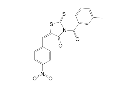 5-(4-Nitrobenzylidene)-3-(m-toluoyl)rhodanine