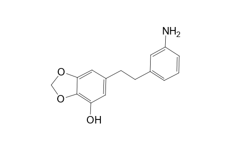 6-(3-Aminophenethyl)benzo[d][1,3]dioxol-4-ol
