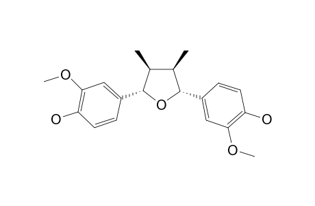 REL-(8R,8'S)-DIMETHYL-(7R,7'S)-BIS-(4-HYDROXY-3-METHOXYPHENYL)-TETRAHYDROFURAN