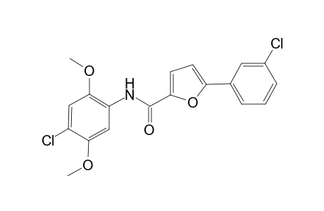 N-(4-chloro-2,5-dimethoxyphenyl)-5-(3-chlorophenyl)-2-furamide