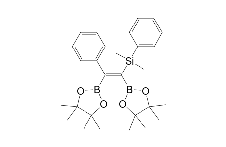 (Z)-1-(Dimethylphenylsilyl)-2-phenyl-1,2-bis(4,4,5,5-tetramethyl-1,3,2-dioxaborolan-2-yl)ethene