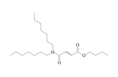 Fumaric acid, monoamide, N,N-diheptyl-, butyl ester