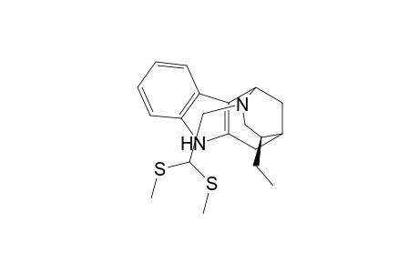 2-[2,2-Bis(methylthio)ethyl]-4.beta.-ethyl-1,2,3,4,5,6-hexahydro-1,5-methanoazocino[4,3-b]indole