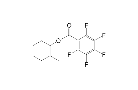 2-Methylcyclohexyl 2,3,4,5,6-pentafluorobenzoate