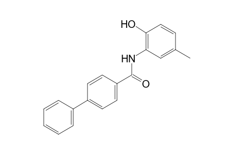 N-(2-hydroxy-5-methylphenyl)[1,1'-biphenyl]-4-carboxamide