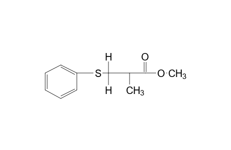 2-Methyl-3-(phenylthio)propionic acid, methyl ester