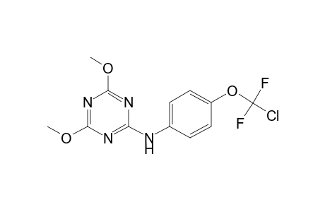 1,3,5-Triazin-2-amine, N-(4-chlorodifluoromethoxyphenyl)-4,6-dimethoxy-