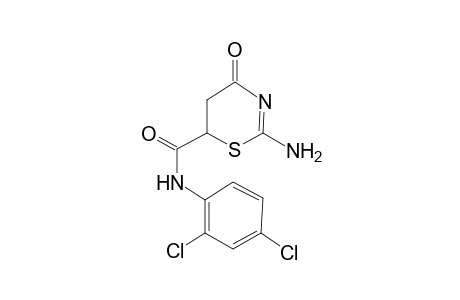 2-Amino-N-(2,4-dichlorophenyl)-4-keto-5,6-dihydro-1,3-thiazine-6-carboxamide