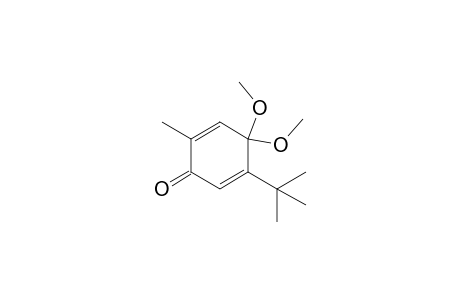 3-tert-Butyl-4,4-dimethoxy-6-methylcyclohexa-2,5-dienone