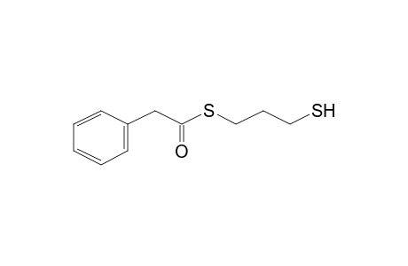 Phenylthioacetic acid, S-(3-mercaptopropyl) ester