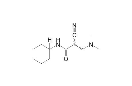 2-cyano-N-cyclohexyl-3-(dimethylamino)acrylamide