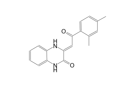 (3Z)-3-[2-(2,4-dimethylphenyl)-2-oxoethylidene]-3,4-dihydro-2(1H)-quinoxalinone