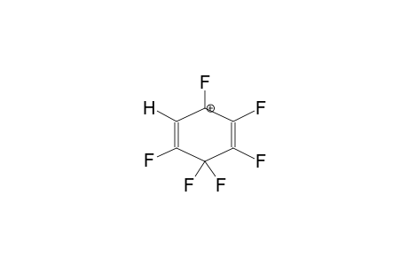 3-HYDRO-HEXAFLUOROBENZOLONIUM CATION