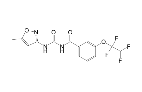 urea, N-(5-methyl-3-isoxazolyl)-N'-[3-(1,1,2,2-tetrafluoroethoxy)benzoyl]-