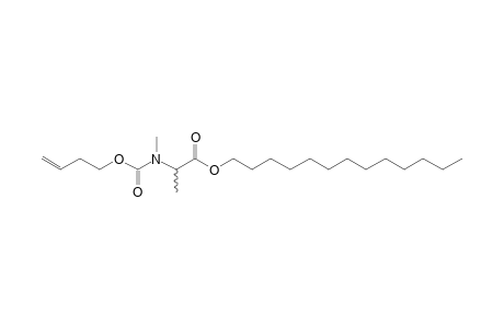 dl-Alanine, N-methyl-N-(byt-3-en-1-yloxycarbonyl)-, tridecyl ester