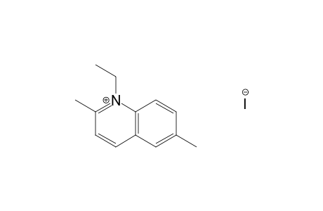 2,6-dimethyl-1-ethylquinolinium iodide