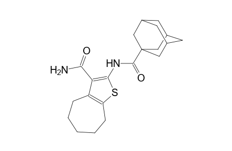 2-[(1-adamantylcarbonyl)amino]-5,6,7,8-tetrahydro-4H-cyclohepta[b]thiophene-3-carboxamide
