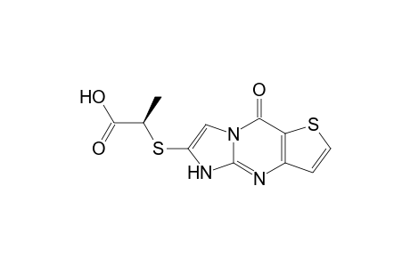(R,S)-2-[(5,9-Dihydro-9-oxoimidazo[1,2-a]thieno[3,2-d]pyrimidin-6-yl)thio]propionic acid