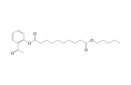 Sebacic acid, 2-acetylphenyl pentyl ester