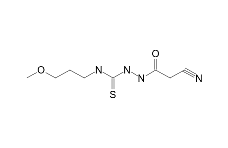 1-(cyanoacetyl)-4-(3-methoxypropyl)-3-thiosemicarbazide