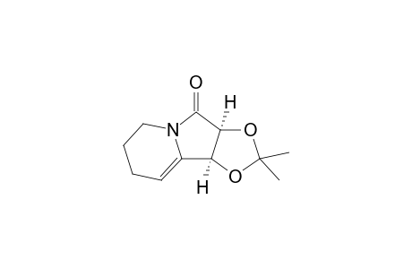 (1S,2S)-1,2-(Isopropylidenedioxy)-5,6-dihydro-7H-indolizin-3-one