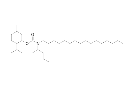 Carbonic acid, monoamide, N-(2-pentyl)-N-hexadecyl-, menthyl ester