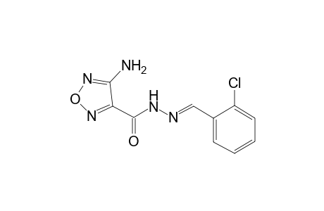 Furazane-3-carbohydrazide, 4-amino-N2-(2-chlorobenzylideno)-