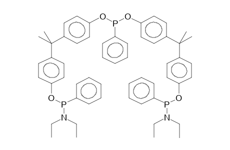 O,O-BIS[PARA-(2-PARA-N,N-DIETHYLAMINOPHENYLPHOSPHINOXYPHENYLPROP-2-YL)PHENYL]PHENYLPHOSPHONITE