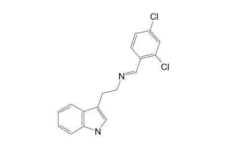 3-{2-[(2,4-dichlorobenzylidene)amino]ethyl}indole