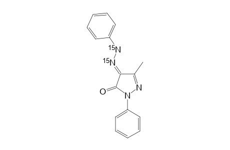 3-methyl-1-phenylpyrazole-4,5-dione, 4-phenylhydrazone