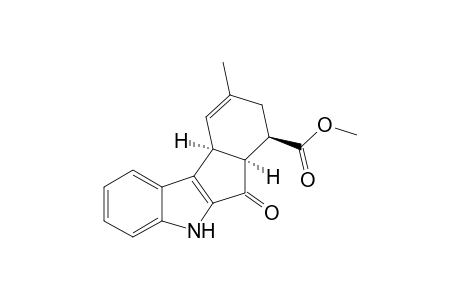 Indeno[2,1-b]indole-7-carboxylic acid, 5,6,6a,7,8,10a-hexahydro-9-methyl-6-oxo-, methyl ester, (6a.alpha.,7.beta.,10a.alpha.)-(.+-.)-