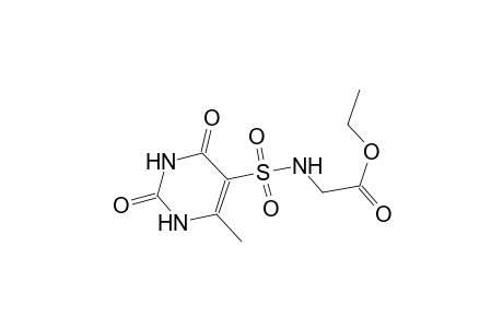 (6-Methyl-2,4-dioxo-1,2,3,4-tetrahydro-pyrimidine-5-sulfonylamino)-acetic acid ethyl ester