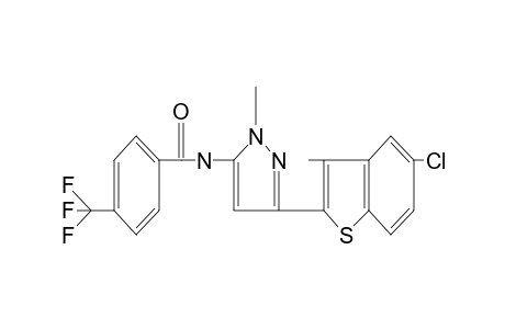 N-[3-(5-chloro-3-methylbenzo[b]thien-2-yl)-1-methylpyrazol-5-yl]-alpha,alpha,alpha-trifluoro-p-toluamide