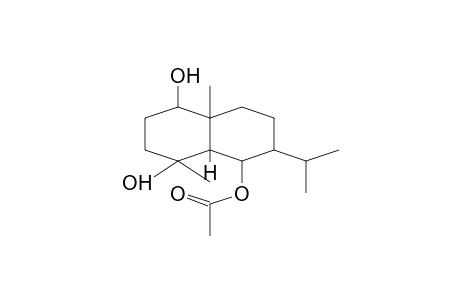 6b-Acetoxy-1a,4b-dihydroxy-eudesmane