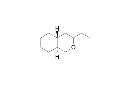 4-N-Propyl-trans-3-oxabicyclo[4.4.0]decane