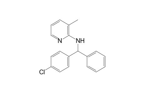 N-[(4-Chlorophenyl)(phenyl)methyl]-3-methylpyridin-2-amine