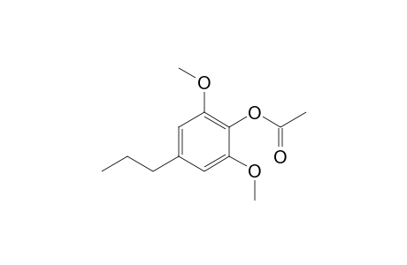 2,6-Dimethoxy-4-propylphenol, acetate