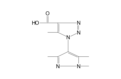 5-METHYL-1-(1,3,5-TRIMETHYLPYRAZOL-4-YL)-1H-1,2,3-TRIAZOLE-4-CARBOXYLIC ACID