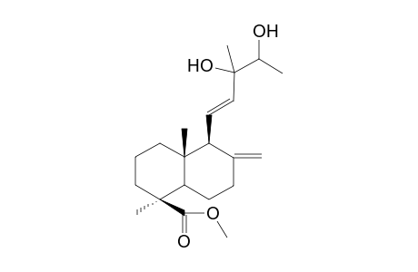 Methyl 13,14-dihydroxy-labda-8(17),11E-dien-19-oate