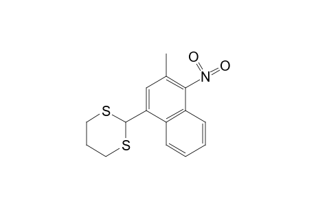 2-(3-methyl-4-nitro-1-naphthyl)-m-dithiane