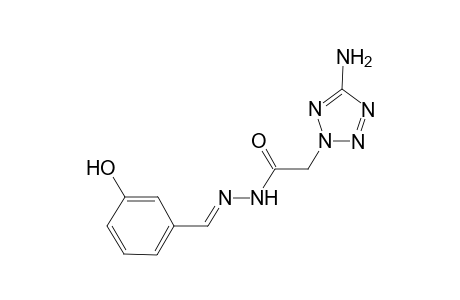 2-(5-amino-2H-tetraazol-2-yl)-N'-[(E)-(3-hydroxyphenyl)methylidene]acetohydrazide