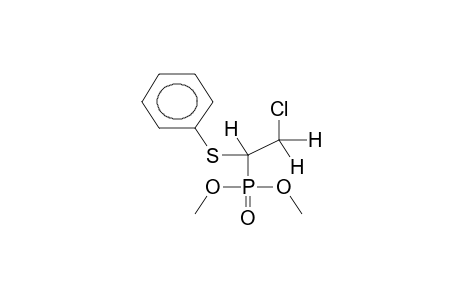 DIMETHYL 1-PHENYLTHIO-2-CHLOROETHYLPHOSPHONATE